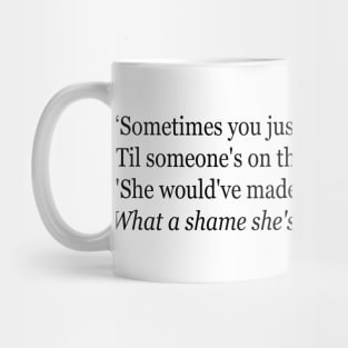 champagne problems bridge Mug